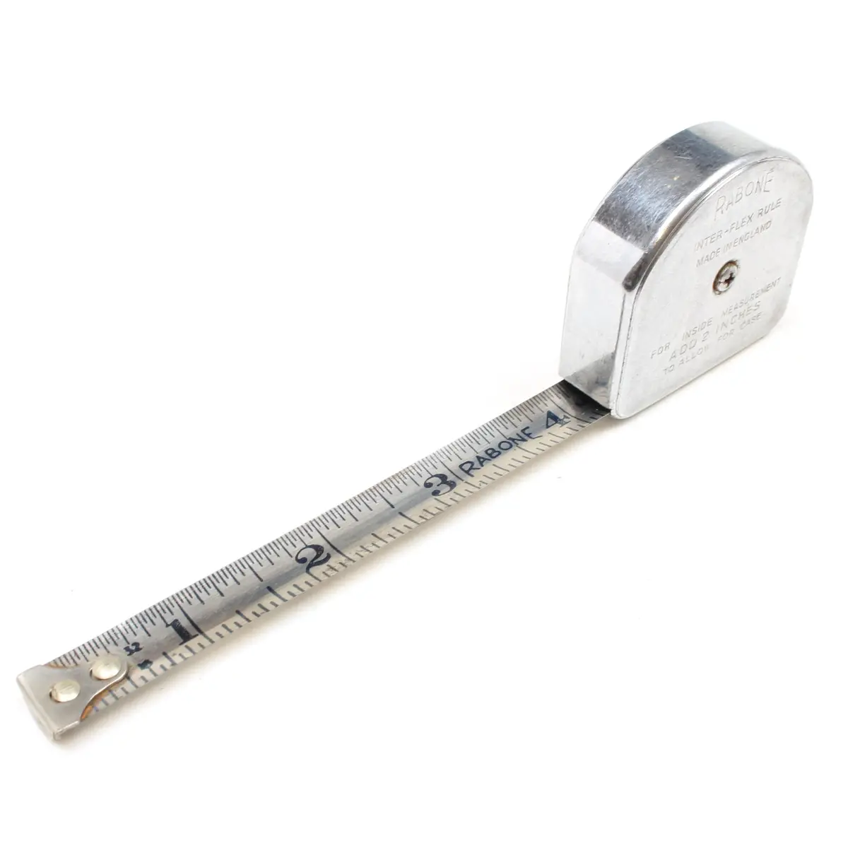 Sold - Old Small Rabone Inter-Flex Tape Measure 1