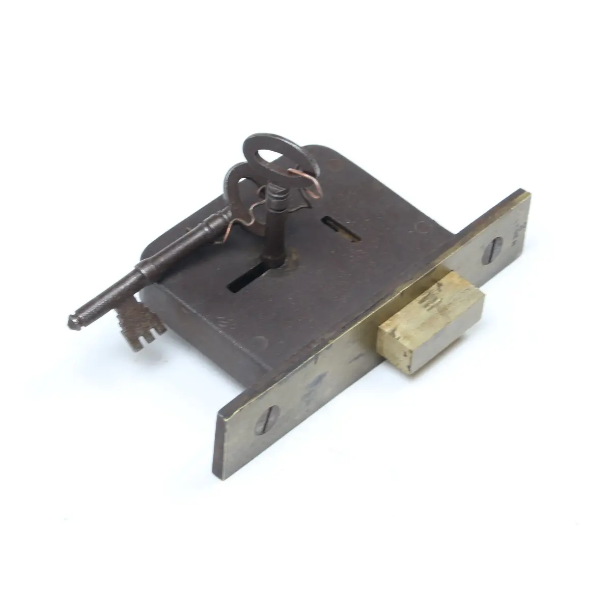 Old Lock - 2 Lever - 125Mm X 25Mm 1