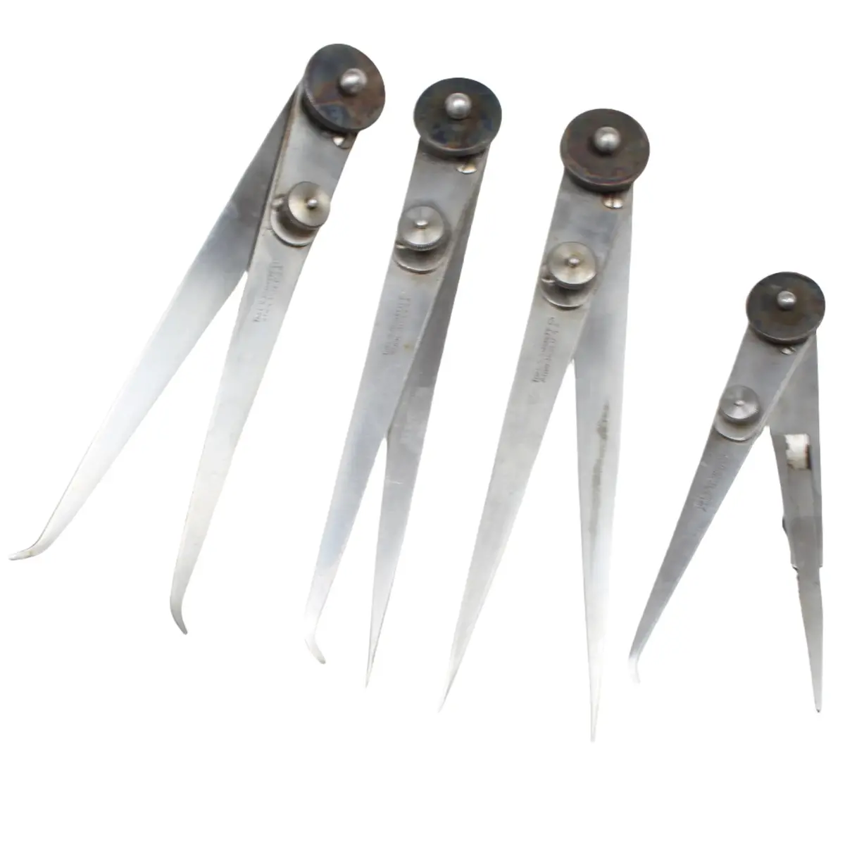 4X Old Starrett, Athol, Usa Calipers 4" - 6 1/2" 1