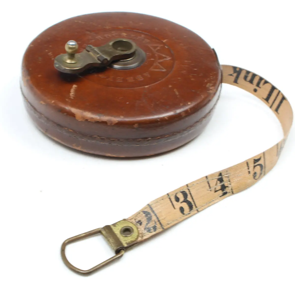 Hockley Abbey Leather Tape Measure No. 250 - 66Ft 1