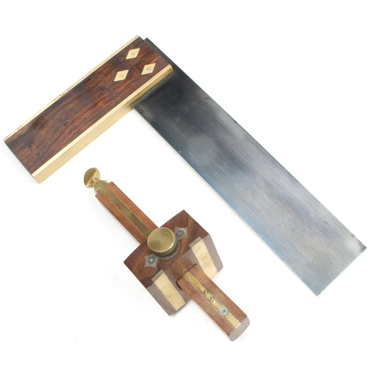 Joseph Marples Try Square And Mortice Gauge (Walnut) 1