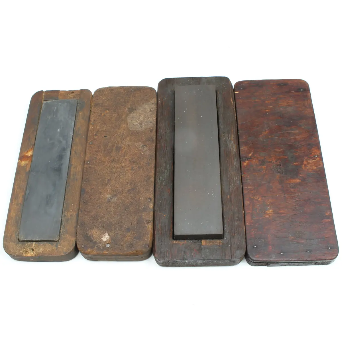 2X Boxed Oilstone Sharpening Stones - Medium-Fine & Very Fine 1