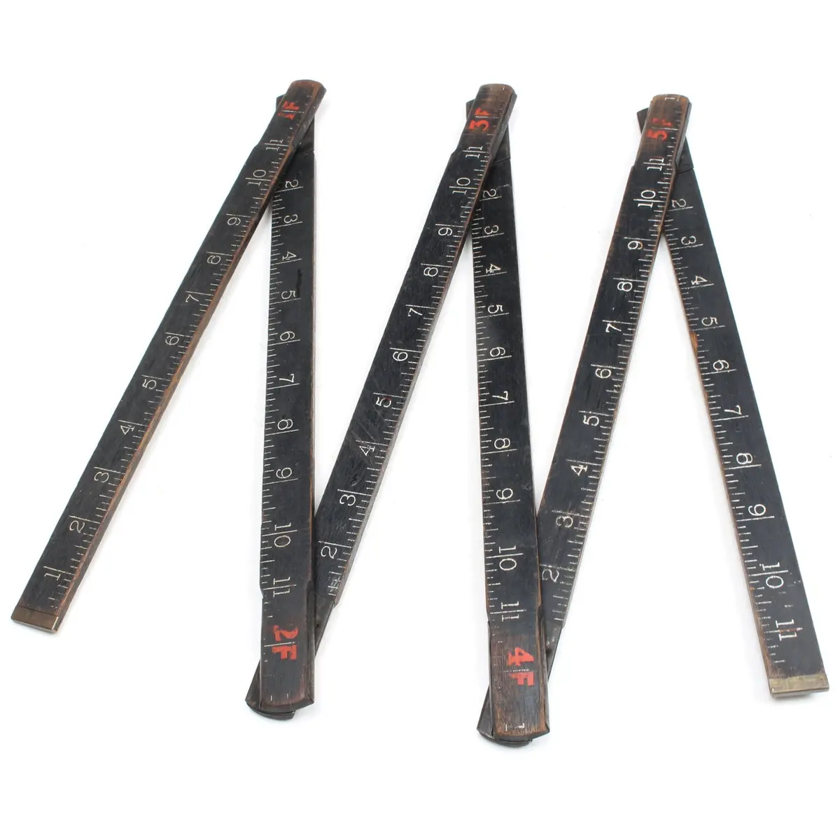 Old Black Zig-Zag Rule - 6Ft (Beech) 1