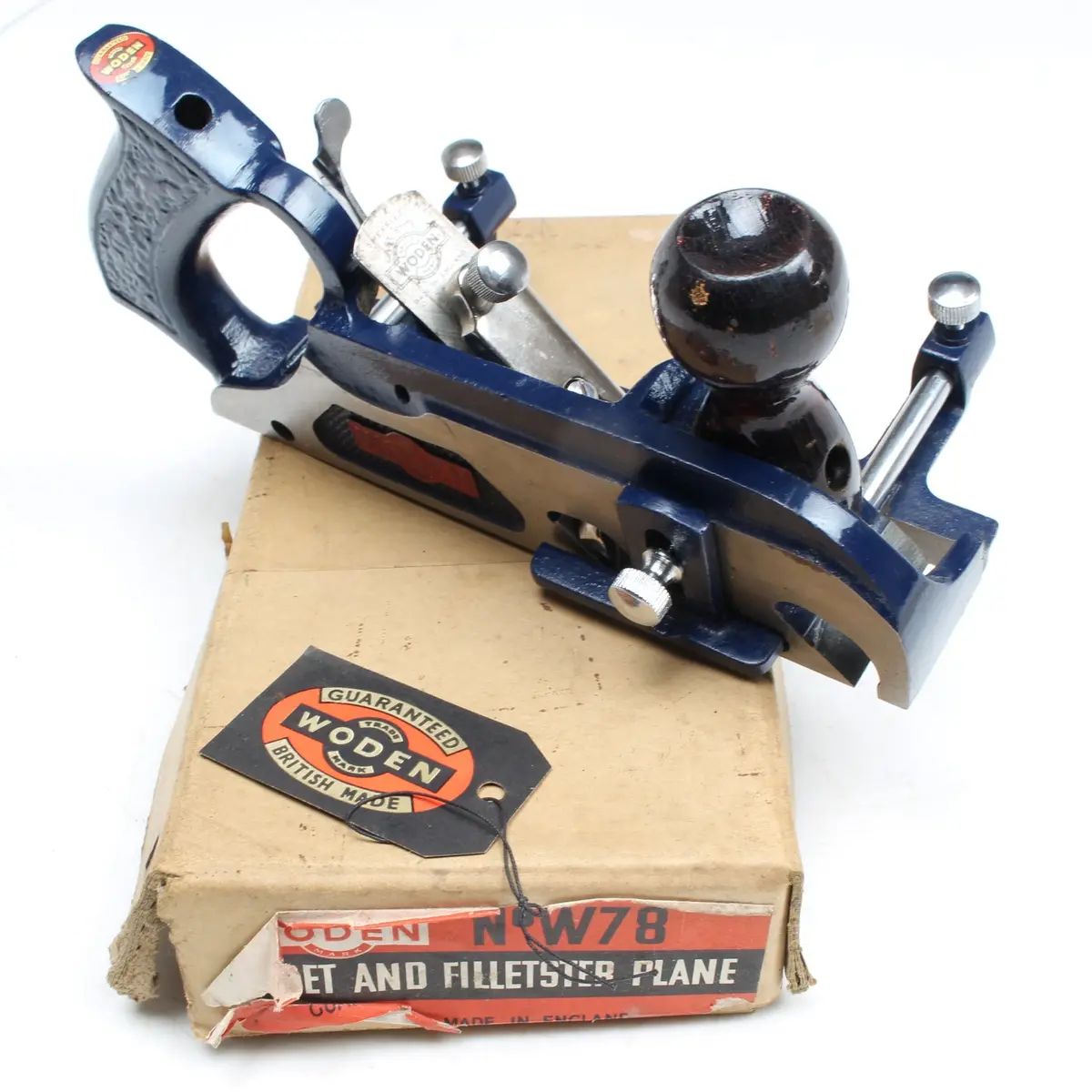 Old Woden Rebate / Rabbet Plane No. W78 1