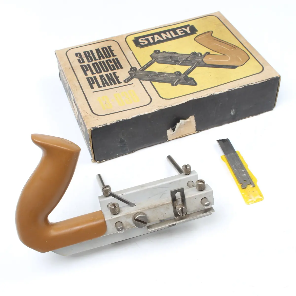 Sold - Stanley Plough Plane No. 13-030 1