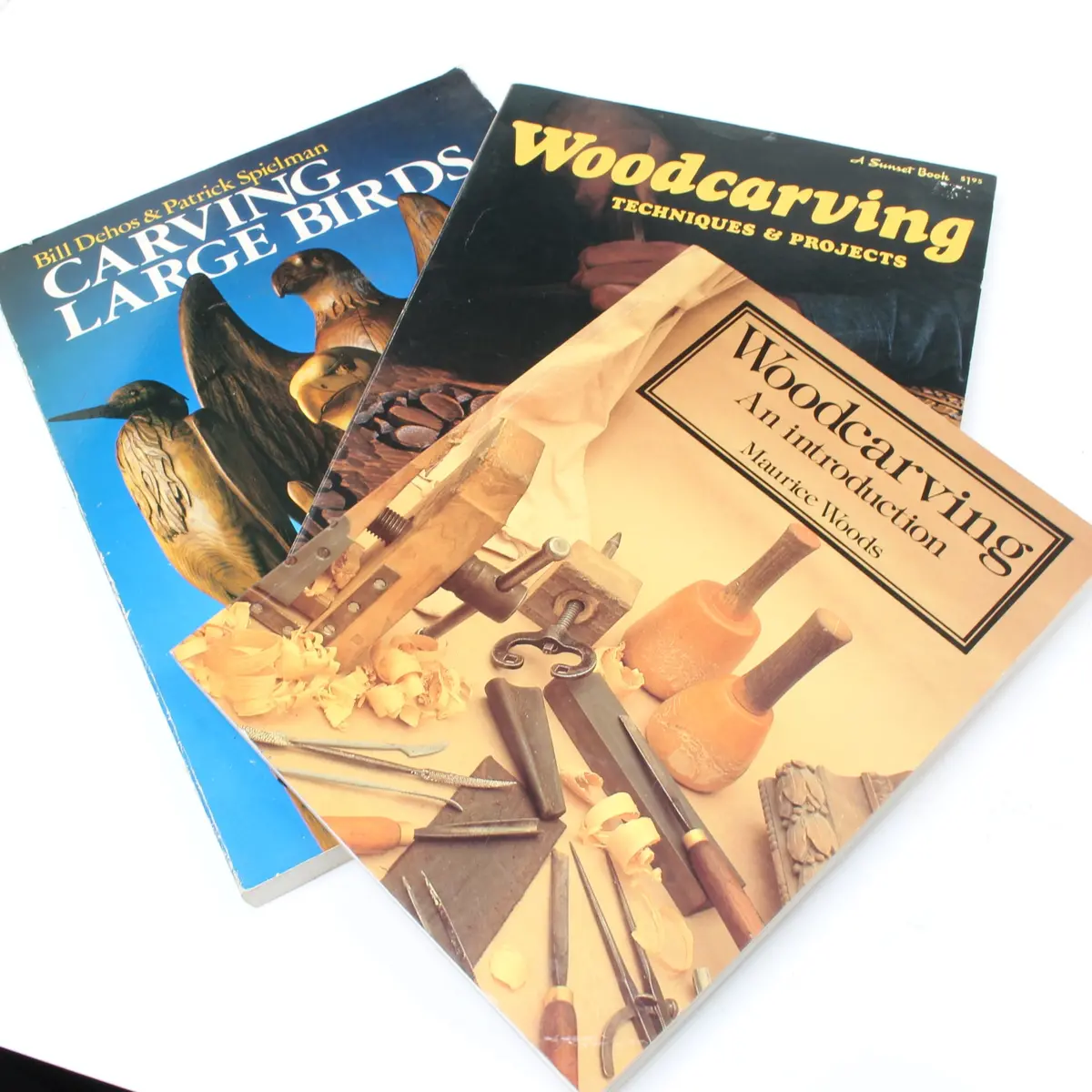 3X Wood-Carving Books 1
