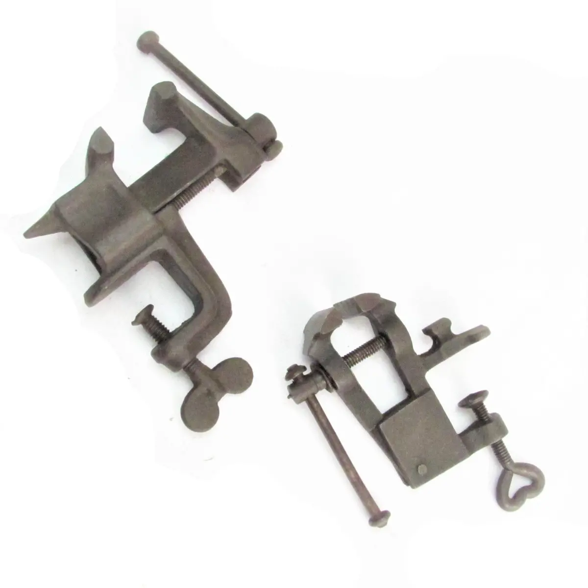 Sold - 2X Small Old Hand Vices 1