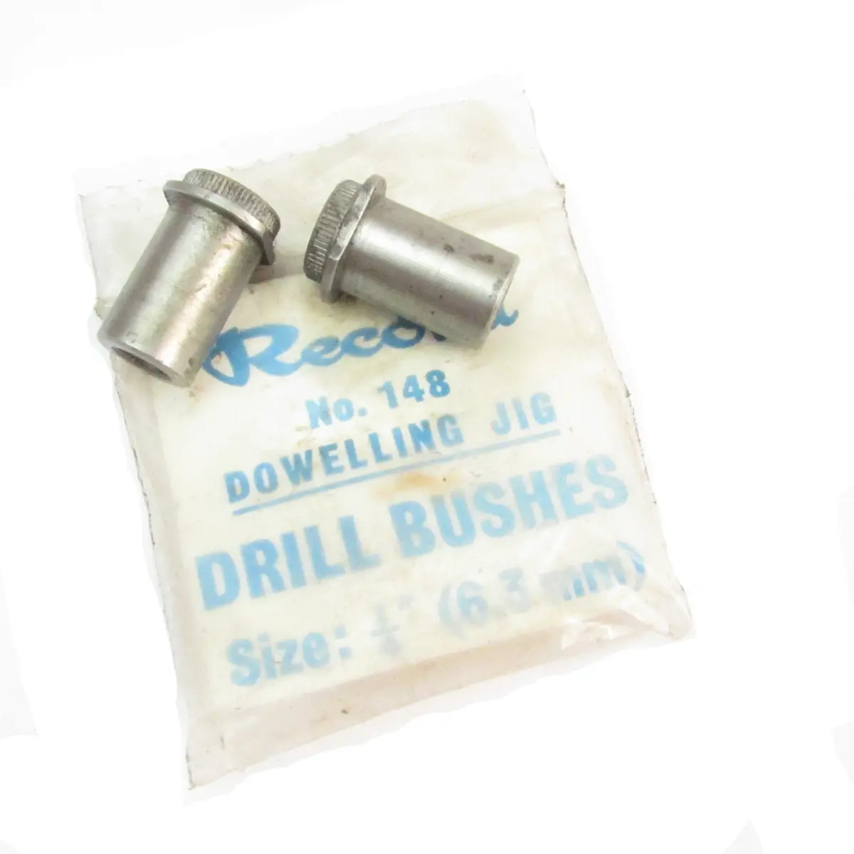 Record Dowelling Jig Bushes – 1/4” 1