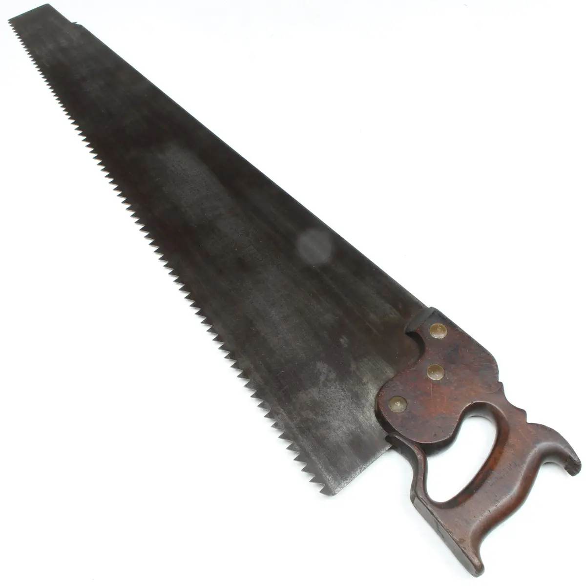 Old Disston Philadelphia Rip Saw With Advertising – 28" (Beech) 1