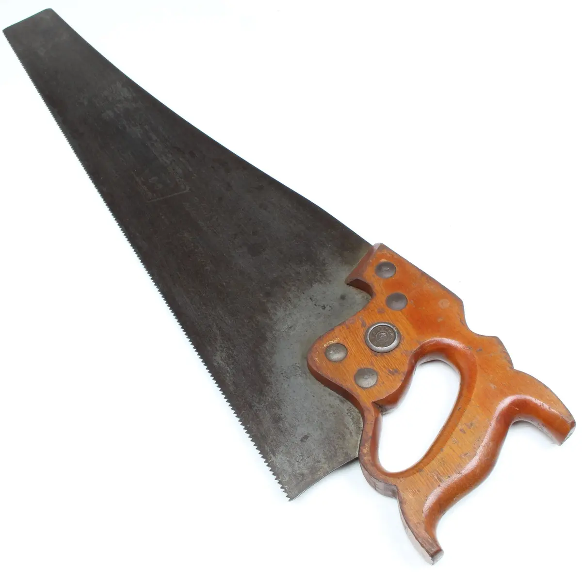 Old Disston Hand Saw No. D8 – 26" - 8Tpi (Beech) 1