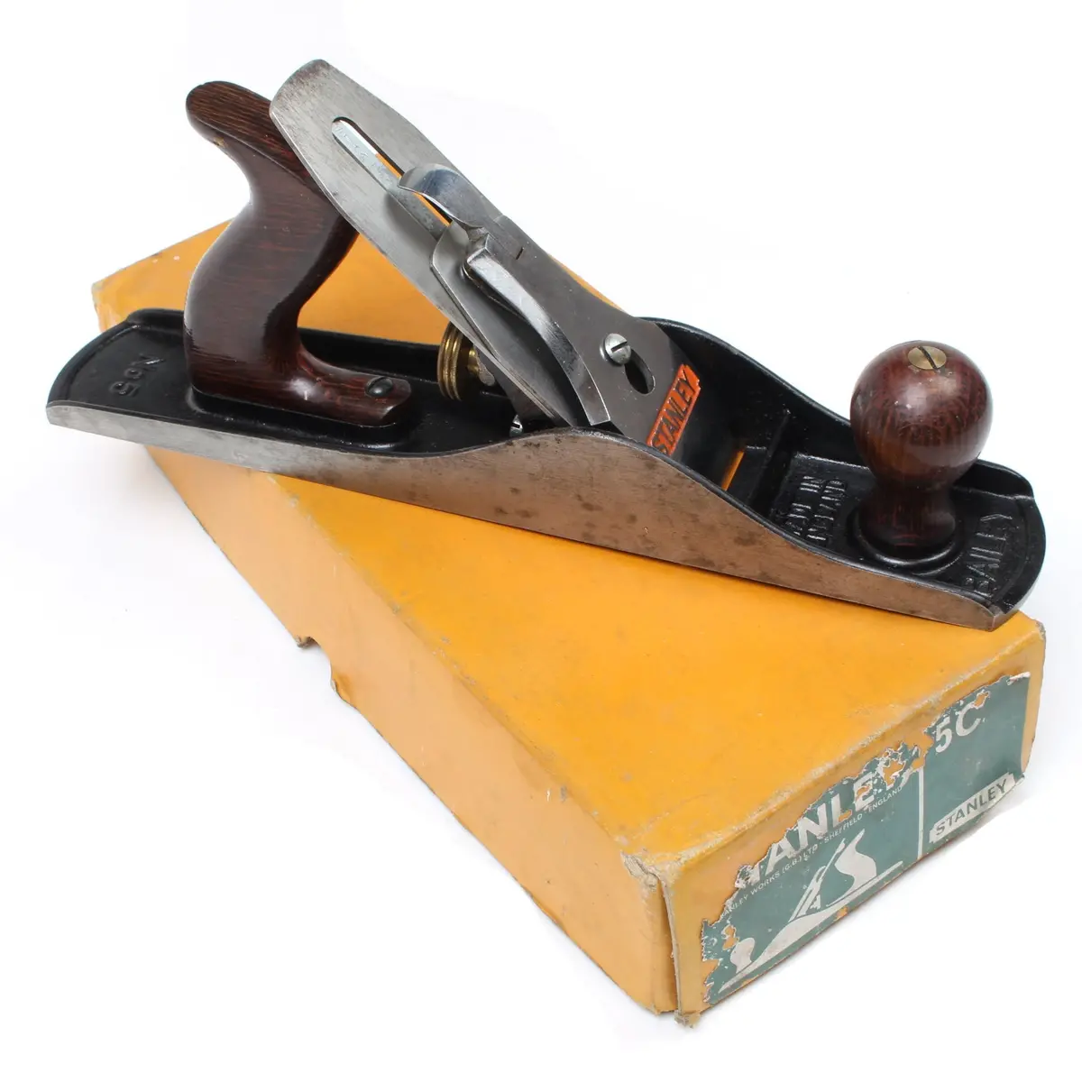 Sold - Stanley Jack Plane No. 5C Corrugated (Beech) 1