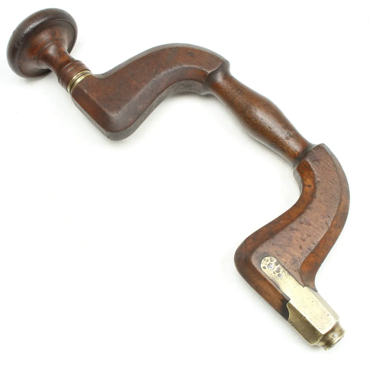 Old Wooden Button Brace (Beech) 1