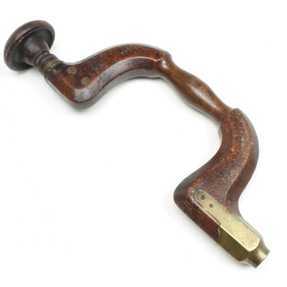 Old Wooden Button Brace (Display) 1