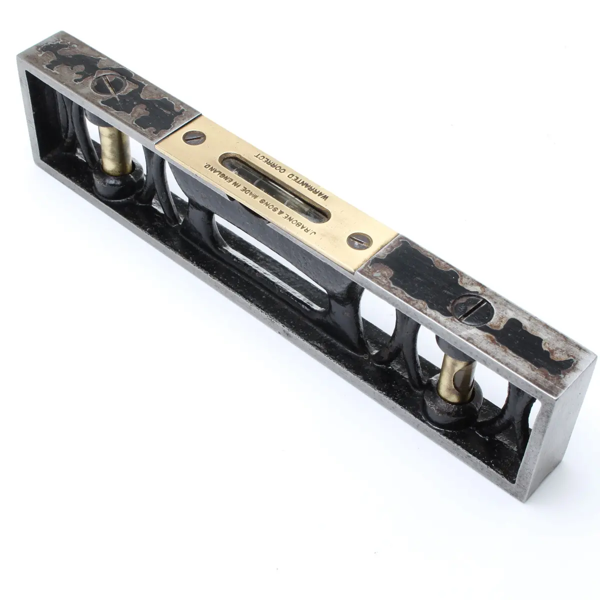 Sold: Old Ornate Rabone Spirit Level – 9 Inch 1
