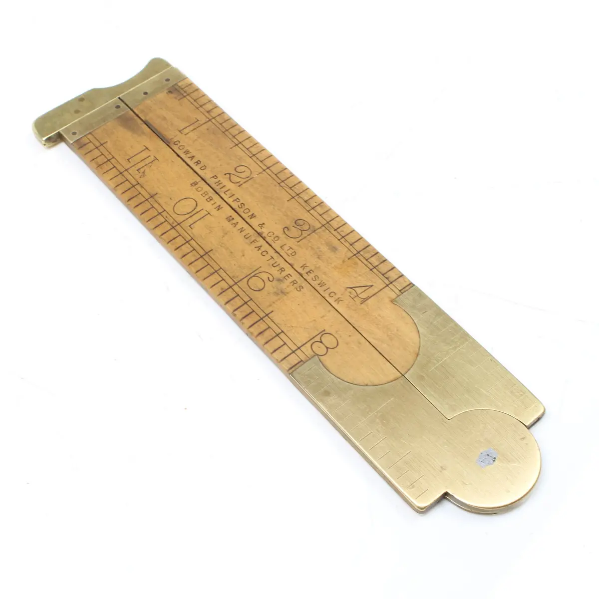 Rabone / Coward Philipson (Keswick) Folding Caliper Rule (Boxwood) 1