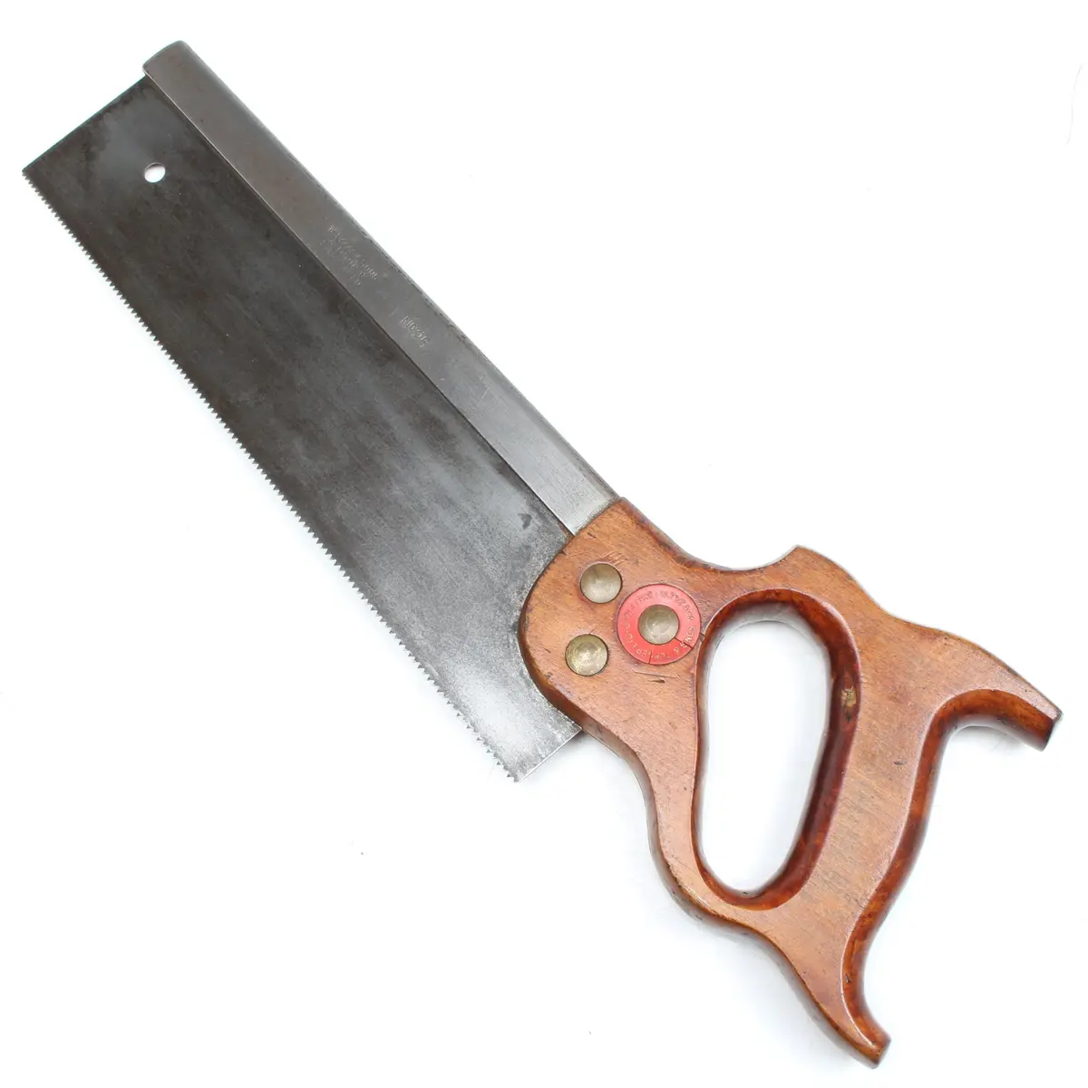 Old Tyzack Steel Back Tenon Saw No. 25 - 11Tpi - 12" (Beech) 1