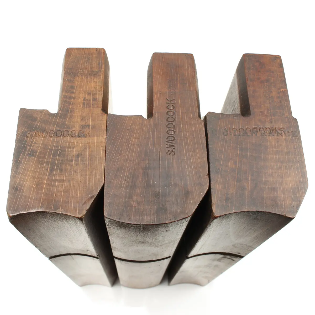 3X Gough & Bowen Hollow & Round Planes - 15H, 17R, 17H (Beech) 1