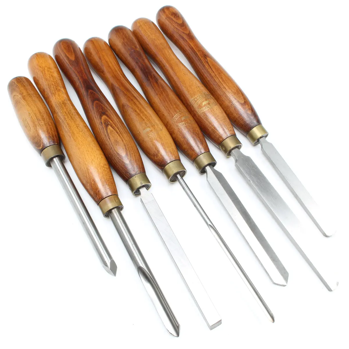 Sold - 7X Old Crown Woodturning Tools - Uk Only 1