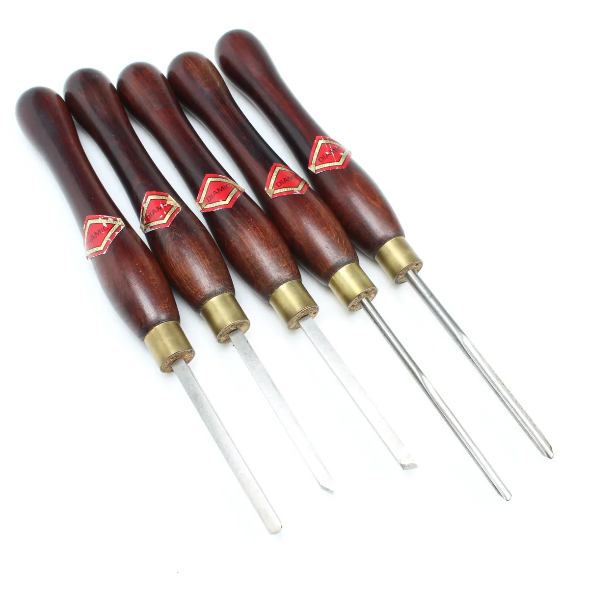 Sold - 5X Henry Taylor Miniature Woodturning Tools Set 1