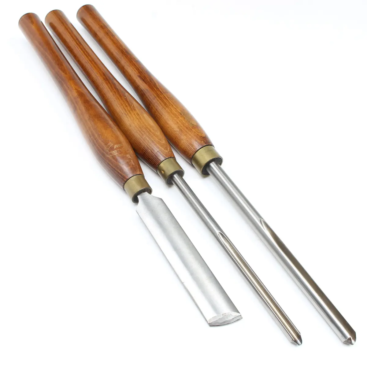 3X Long Woodturning Tools - Uk Only 1