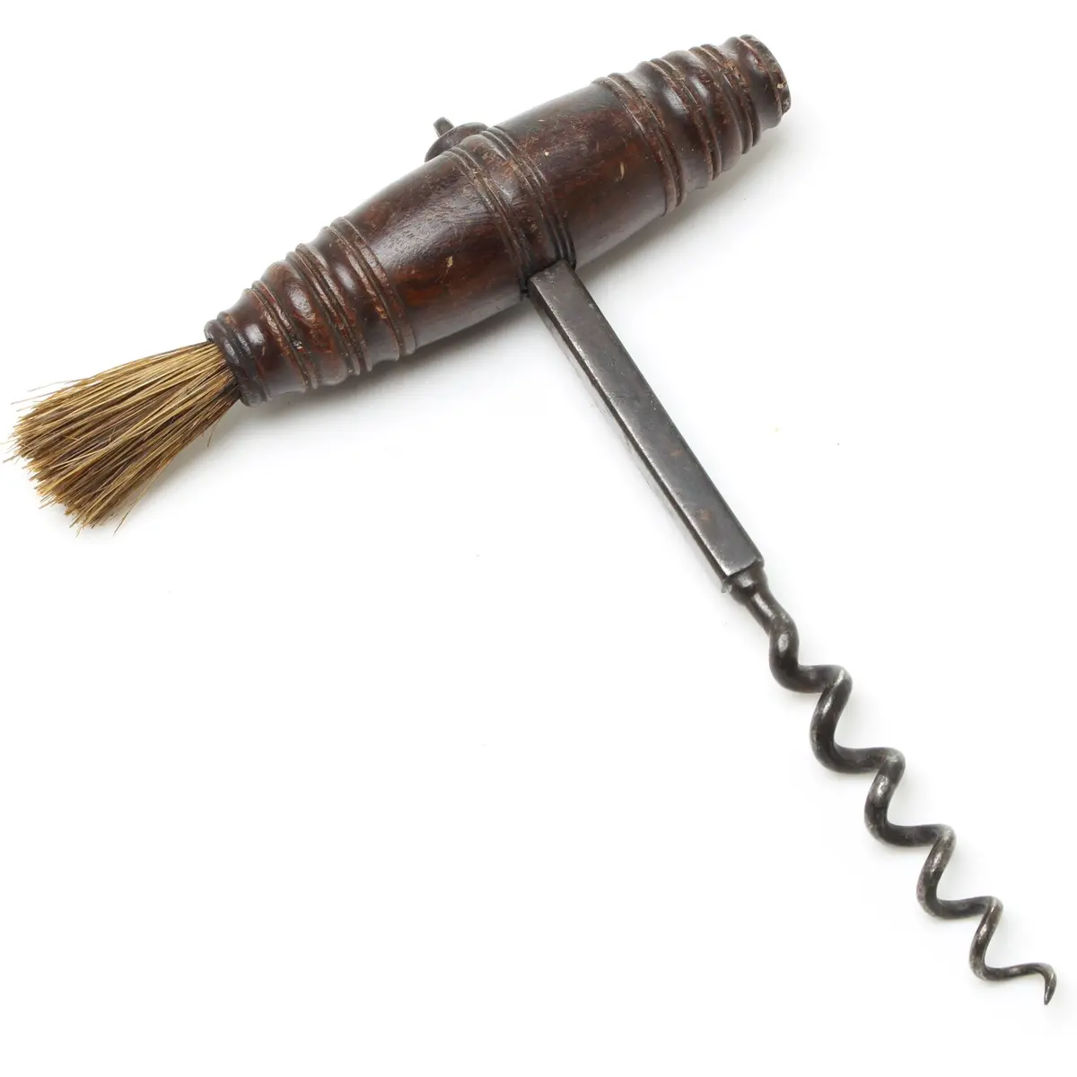 Old Corkscrew With Brush - England, Wales, Scotland Only 1