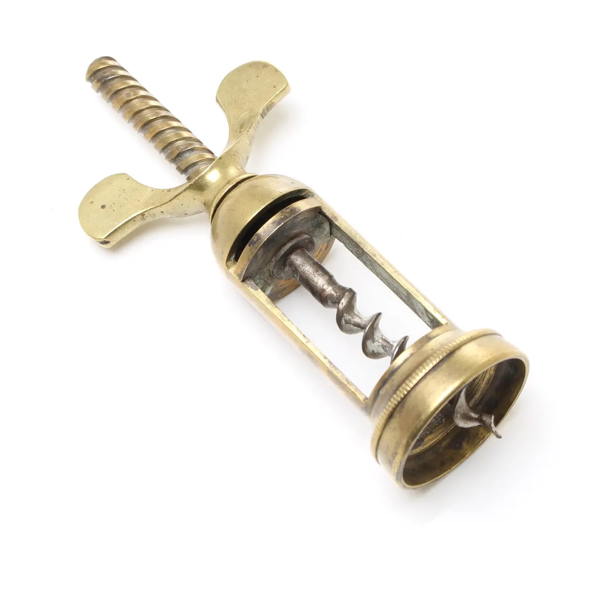 Sold - Antique Brass Corkscrew 1