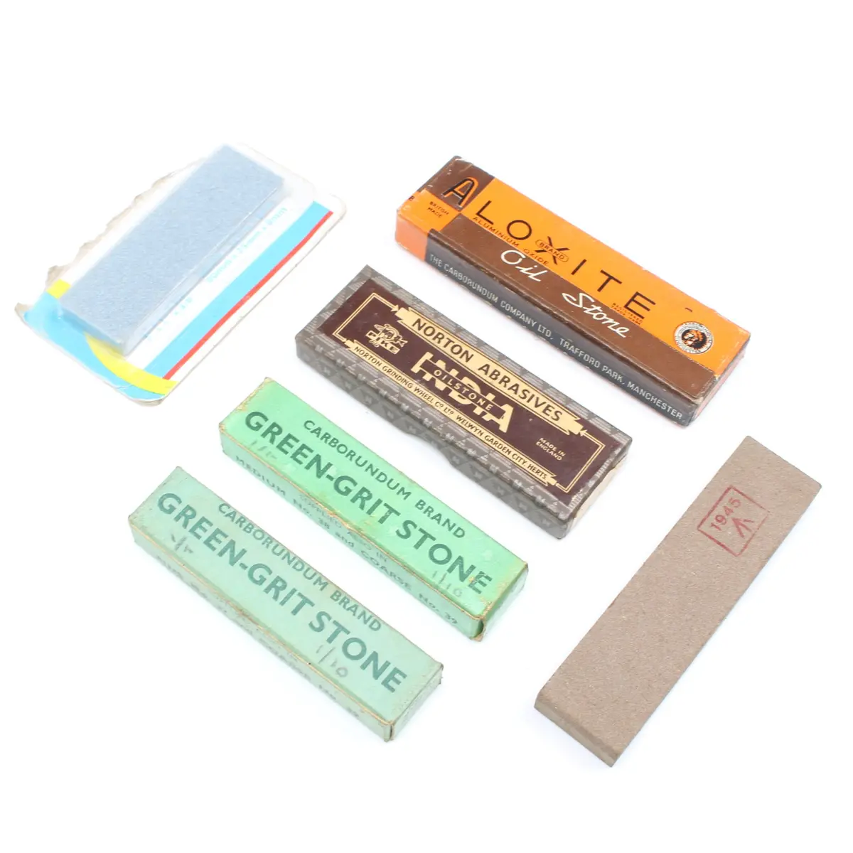 6X Small Oilstone Sharpening Stones - Various Grits 1