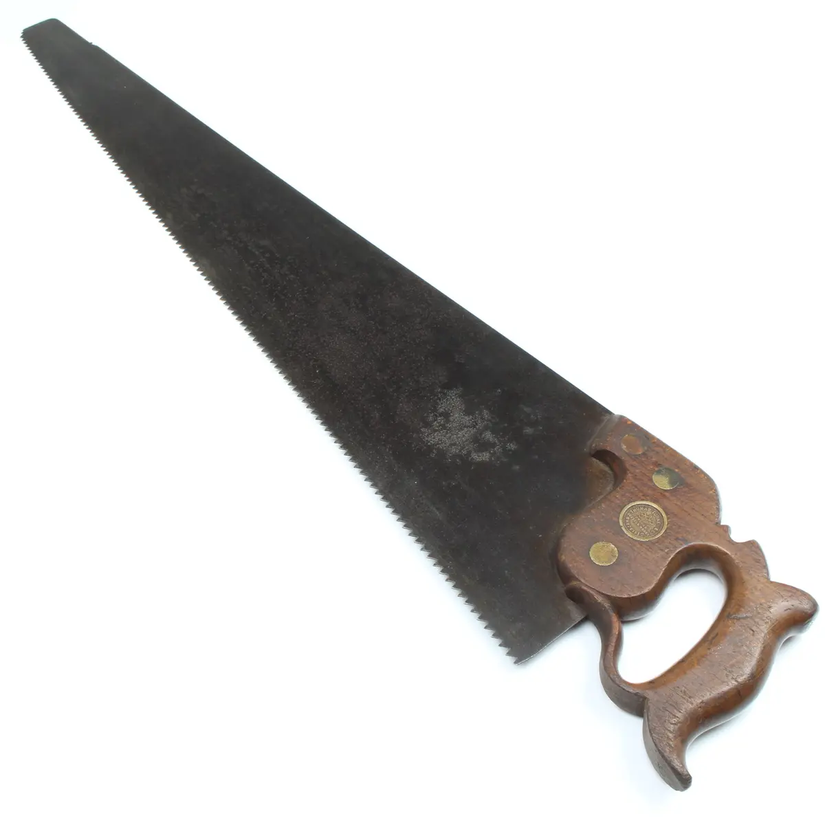 Antique Thomas Turner Hand Saw - Rip - 28” - 5 1/2Tpi (Beech) 1