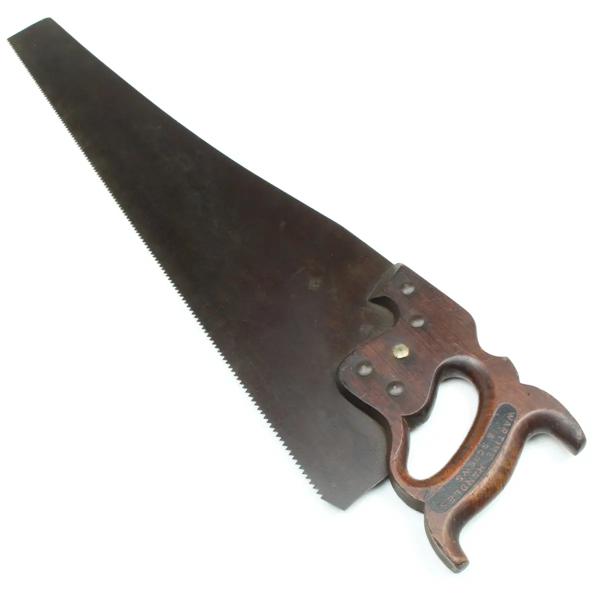 Old Wartime Spear & Jackson Hand Saw - 26” - 7Tpi (Beech) 1