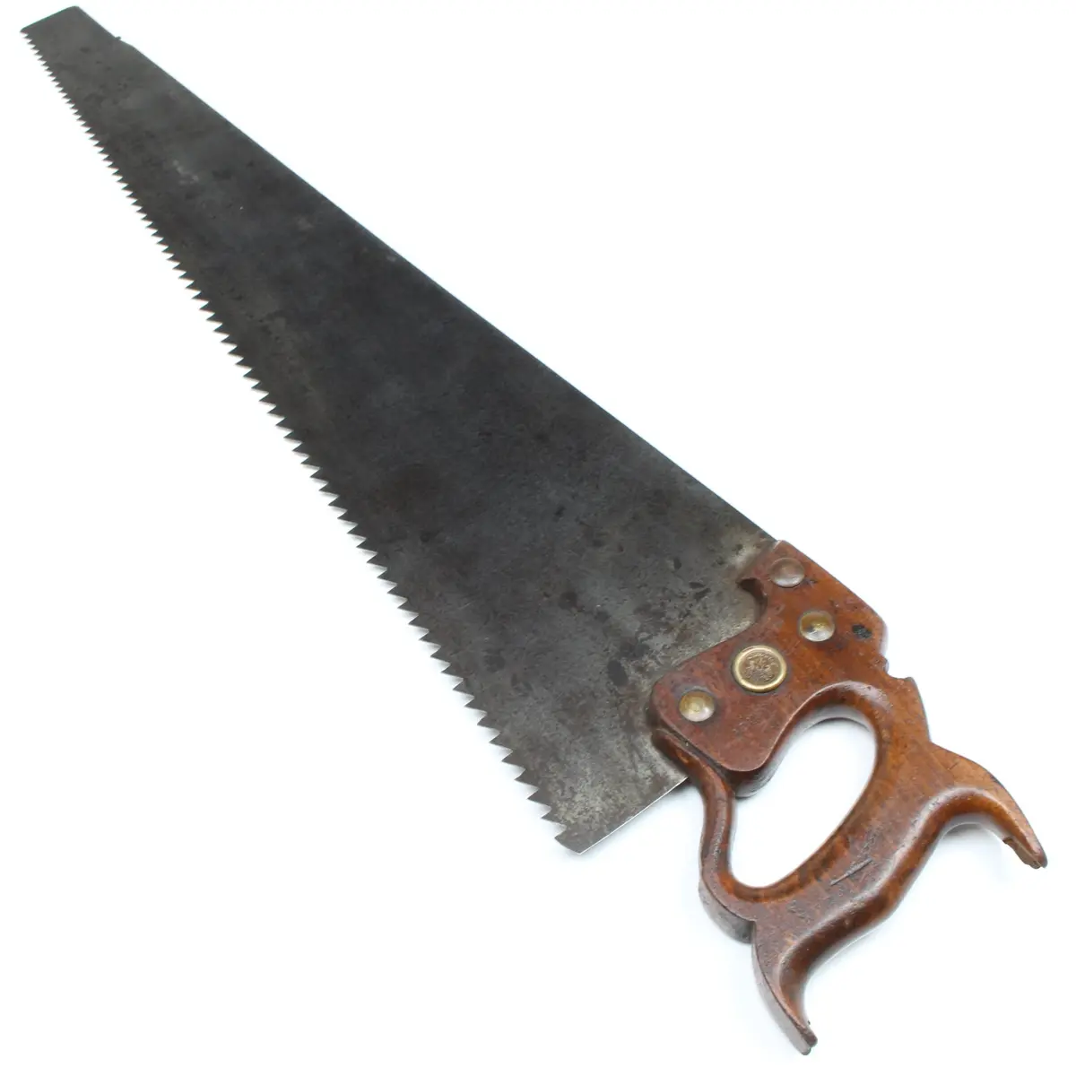 Old Antique Hand Saw - Rip - 28” - 3 1/2Tpi (Beech) 1