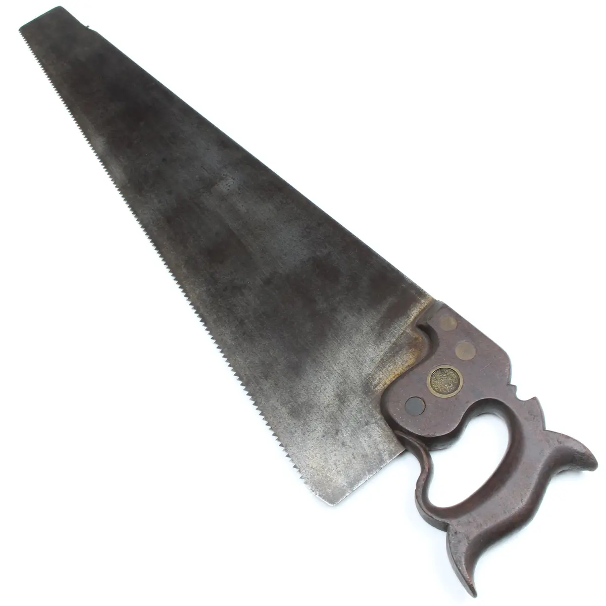 Old Ibbotson Hand Saw - 24” - 6 1/2Tpi (Beech) 1