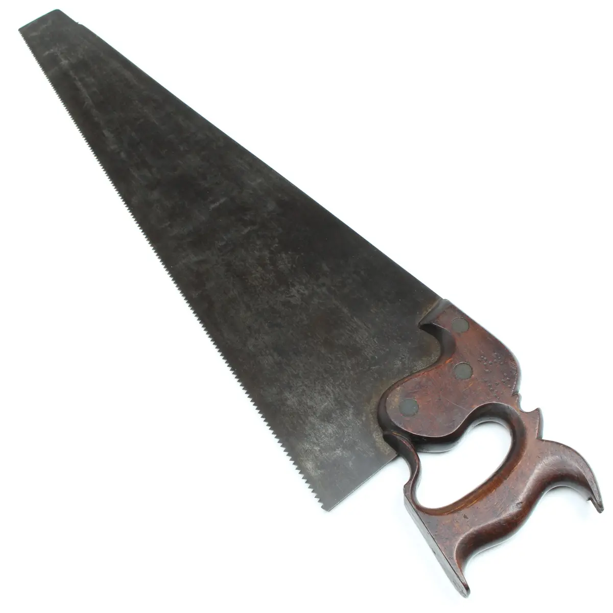 Old Green Hand Saw - 26” - 7 1/2Tpi (Beech) 1