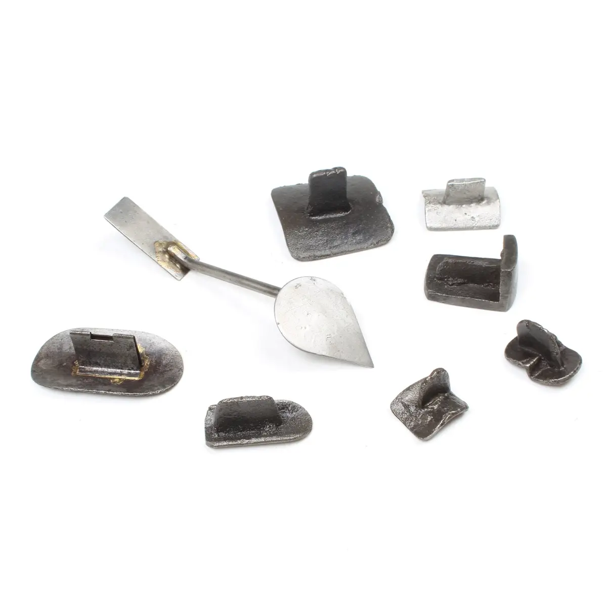 8X Old Foundary, Clay / Sand Moulding, Plasterers Tools 2