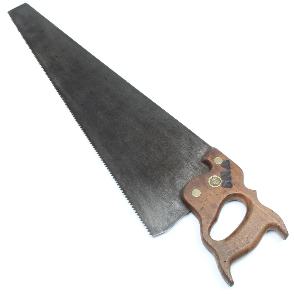 Old Hand Saw (Train Etching) - 26” - 6Tpi (Beech) 1