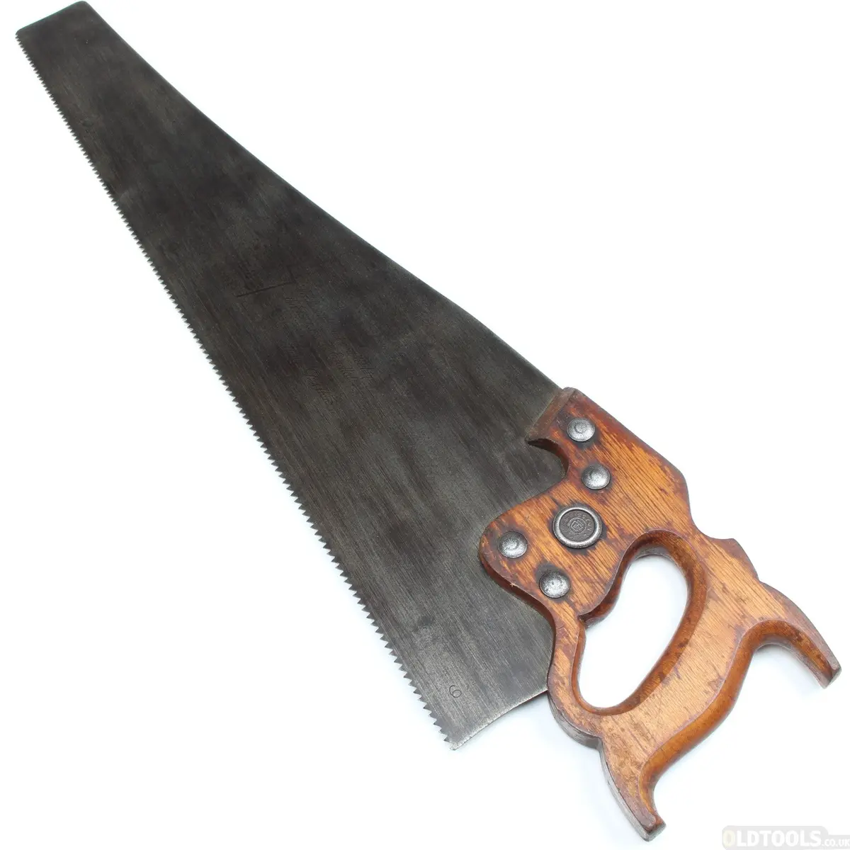 Old Disston Hand Saw D8 – 26" - 6Tpi (Beech) 1