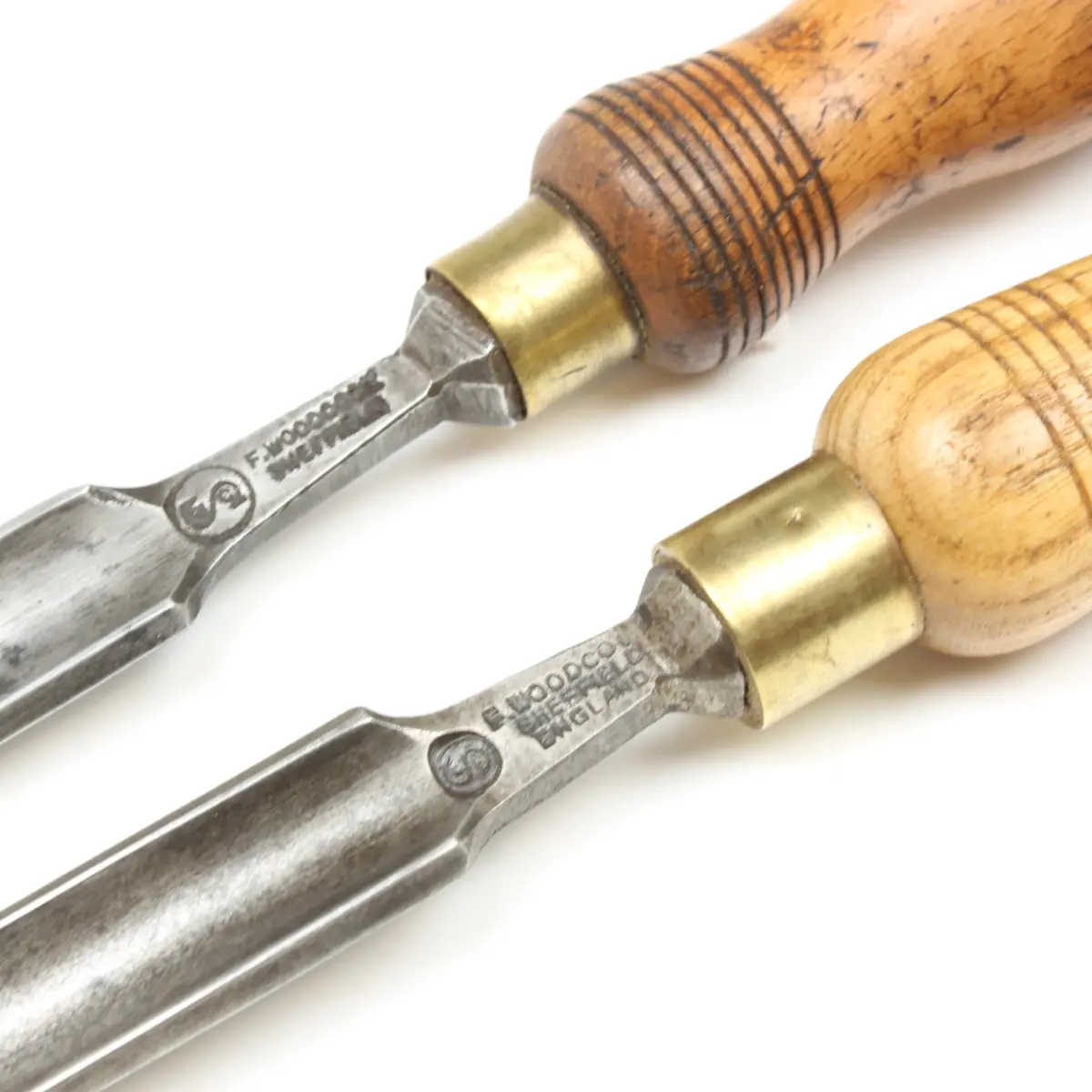 2X Woodcock Firmer Gouges - 1/2", 5/8" (Ash, Beech) 2