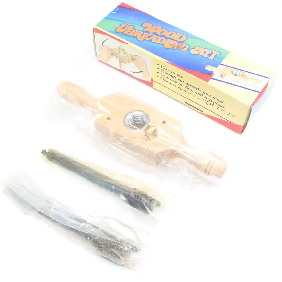 Wood Threading Kit Screwbox – 1” (Beech) 1