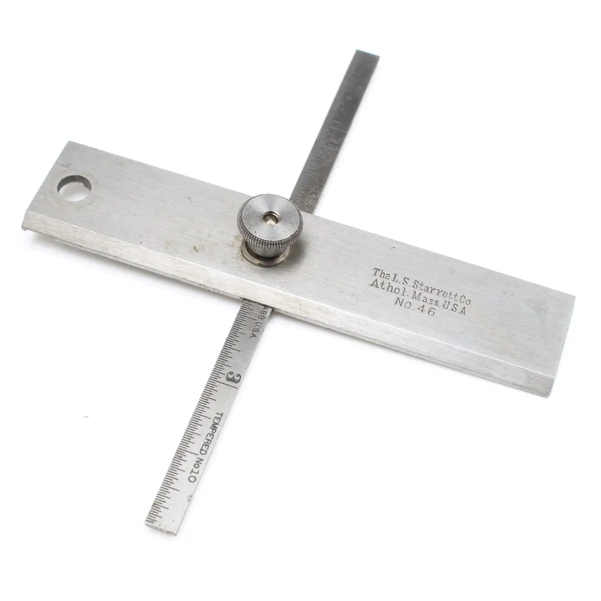 Sold - Starrett Depth Gauge Rule No 46 - 4" (Usa) 1