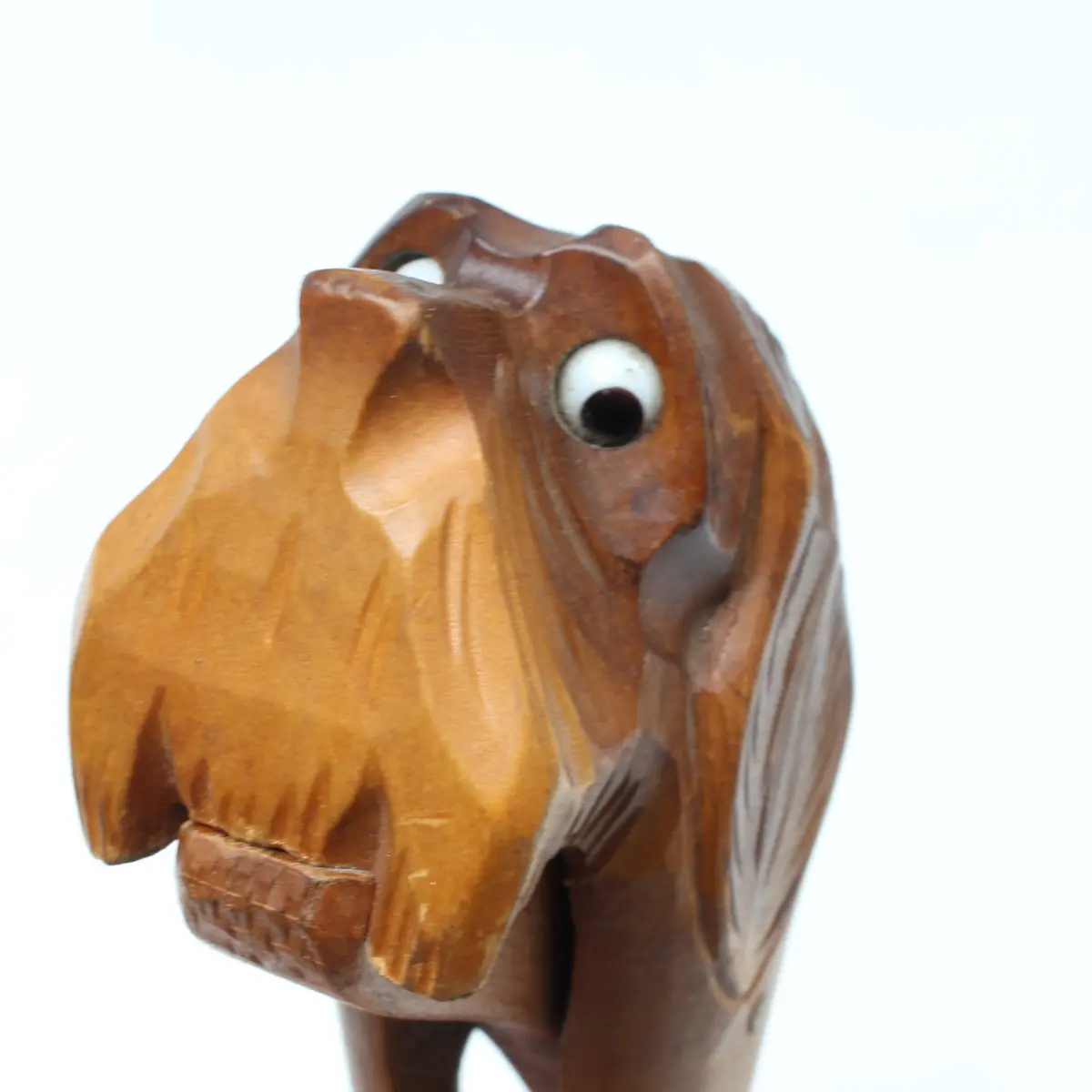 Old Hand Carved Dog Nutcrackers 1
