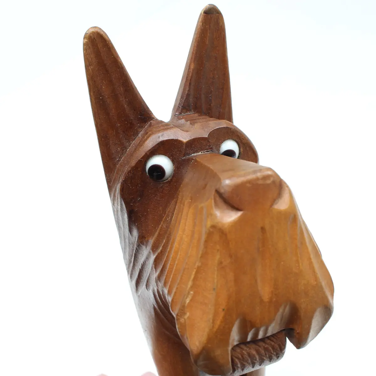 Old Hand Carved Dog Nutcrackers 1