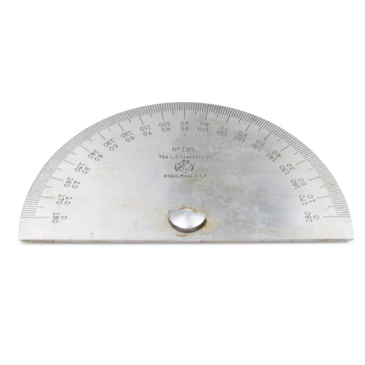 Sold - Starrett Protractor No. 193 (Usa) 1