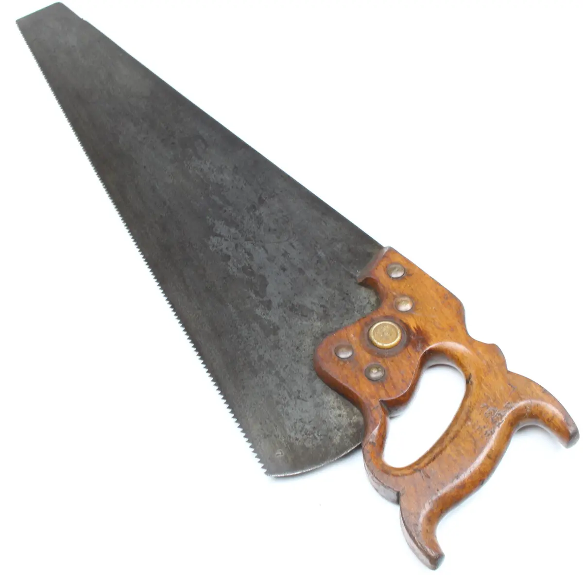 Old Ibbotson Hand Saw - 26” - 7Tpi (Beech) 1