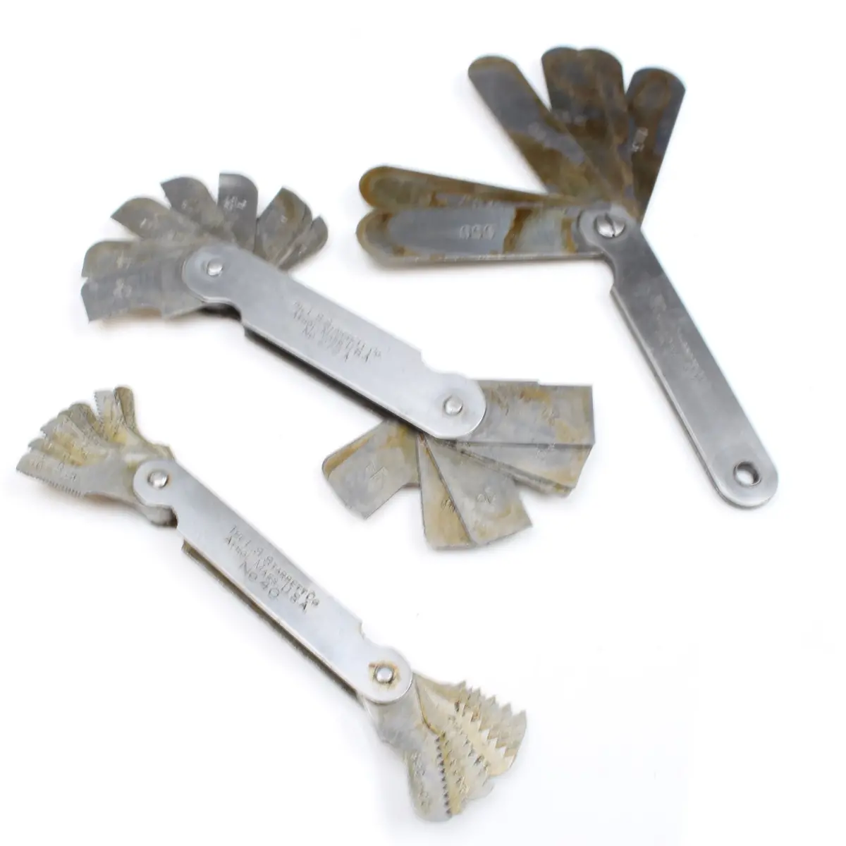 3X Starrett Feeler Gauges (Usa) 1