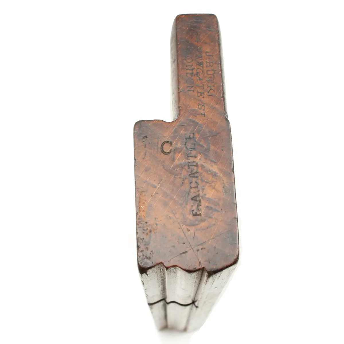 J Buck (Newgate St) Wooden Ogee Plane (Beech) 1
