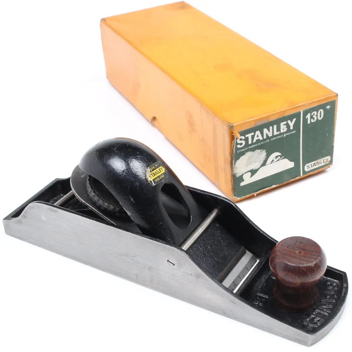 Sold - Stanley Block Plane No. 130 (Beech) 1
