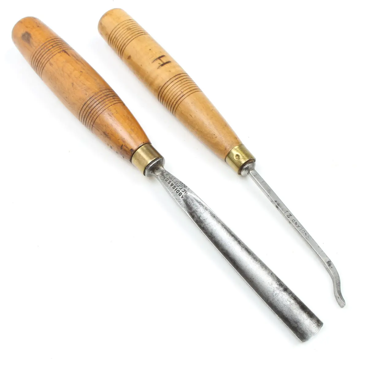 2X Addis Wood Carving Tools (Beech) 1