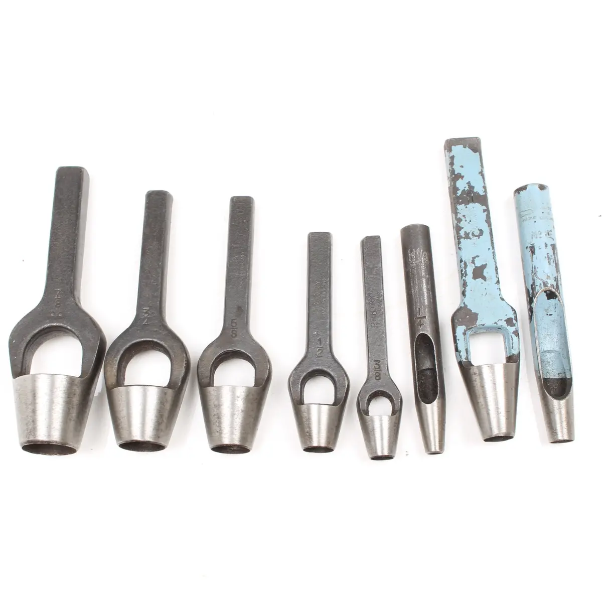 8X Leather-Workers Tools / Wad Punches 1