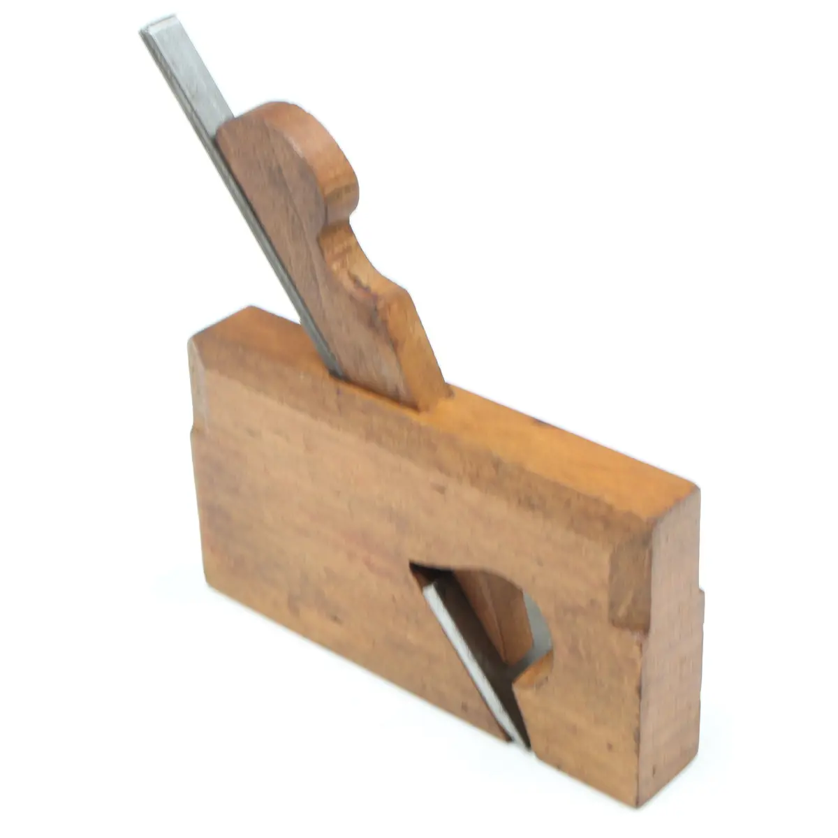 Sold - Miniature Wooden Rabbet Plane (Beech) 1