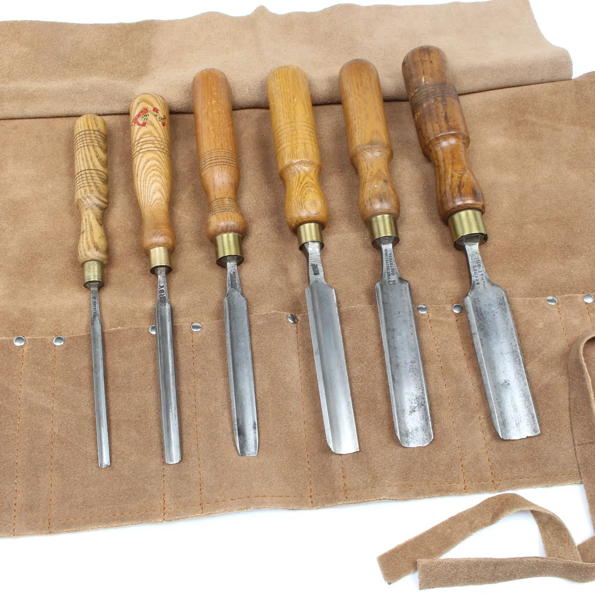 6X Outcannel Firmer Gouges Set (Ash) 1