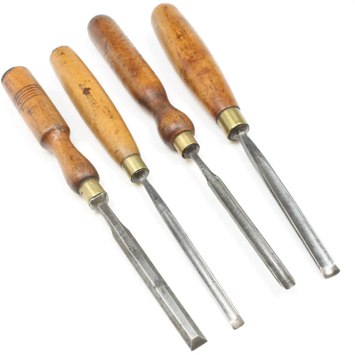 4X Ward Gouges / Bevel Edge Chisel (Beech) 1